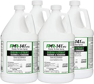 RMR-141 RTU Mold Killer, Cleaner to Kill Mold, Inhibits the Growth of Mold and Mildew, Disinfectant and Cleaner, Kills 99% of Household Bacteria and Viruses, EPA-Registered Product, 1 Gallon (4-Pack)