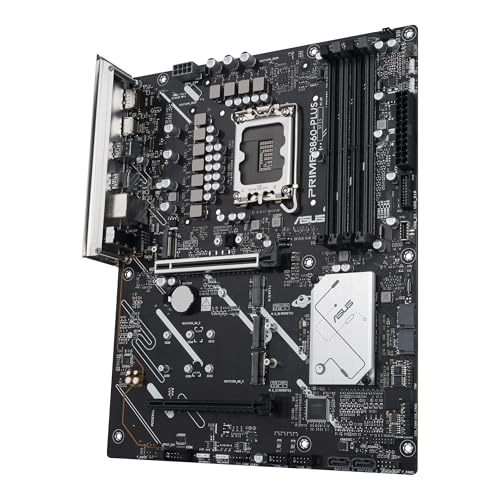 PRIME B860-PLUS-CSM, Scheda Madre Intel ATX, 8+1+1+1 Fasi di Alimentazione, Slot DDR5, PCIe 5.0, 3 Slot M.2, Ethernet Realtek 2.5 GB, DisplayPort, HDMI, USB-C 20 Gbps, Control Center, Nera - Scheda madre - Immagine 3