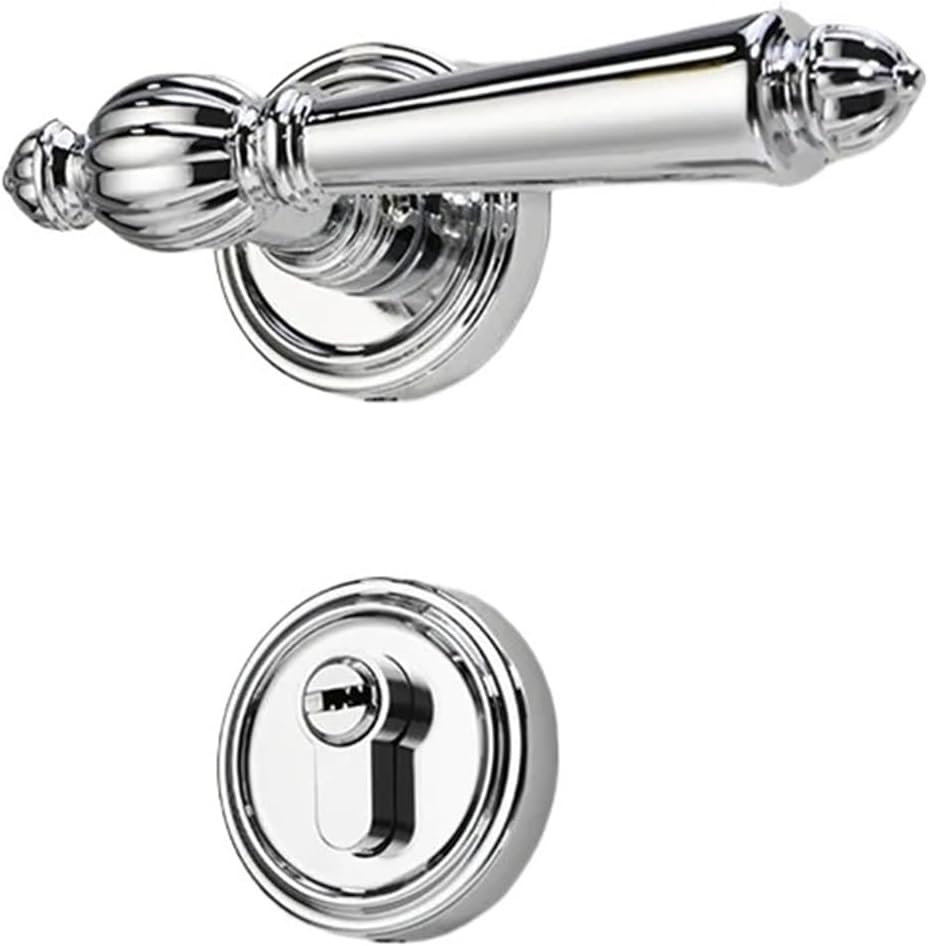 1 Set Bedroom Door Lock Set Indoor Silent Lock Home(40 * 40 * 20mm)