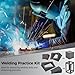 40-Piece Beginner Welding Kit with Attractor & Gloves, Mild Steel Practice Tools for Mig, Tig, Stick & Arc Welding