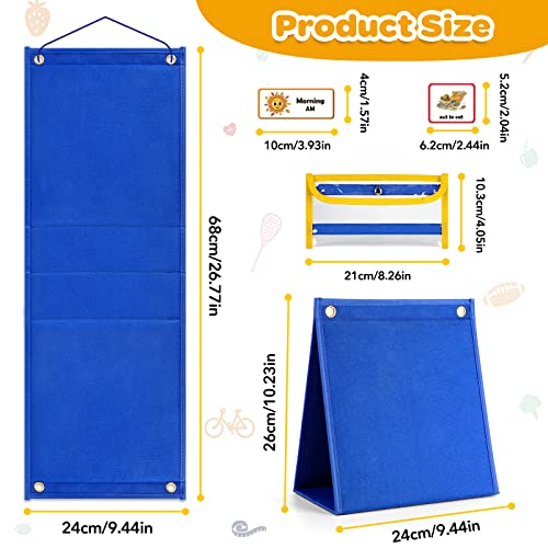 Torlam Visual Schedule for Kids Chore Chart, Morning Bedtime Routine Chart for Toddlers, Responsibility Daily Schedule Board Communication Cards Autism Learning Materials for Home School, 86 Cards - Image 4