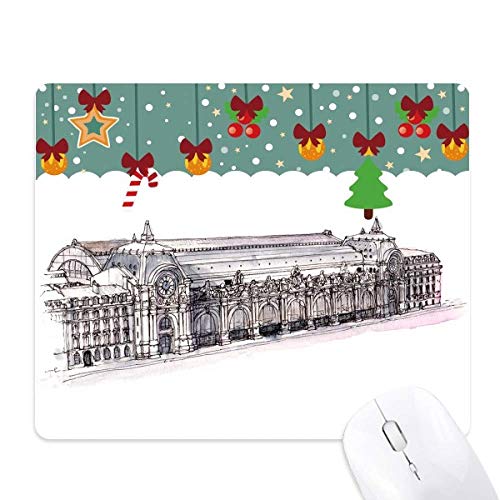 Tapis de souris Musée d'Orsay Paris en caoutchouc antidérapant pour bureau