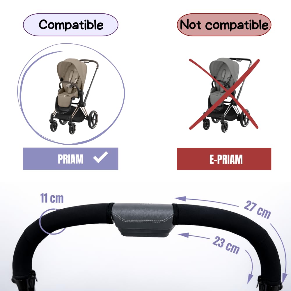 PROTEC TIF | Housses en néoprène compatibles avec le guidon CYBEX PRIAM