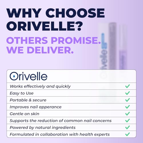 Orivelle Nagelpflegestift – Kosmetische Pflege für Nägel & Nagelhaut | Gepflegtes, optisches Erscheinungsbild | Nail Care Pen für den täglichen Gebrauch (2er-Pack)