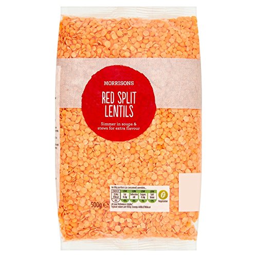 Morrisons Wholefoods Red Split Lentils 500g