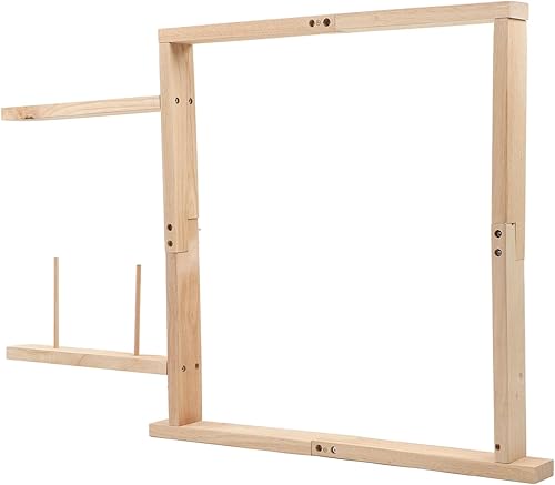 Marco de acolchado para alfombra, 27.6 x 27.6 in, marco de mesa para hacer alfombras, marco de pistola de acolchonamiento, herramientas para