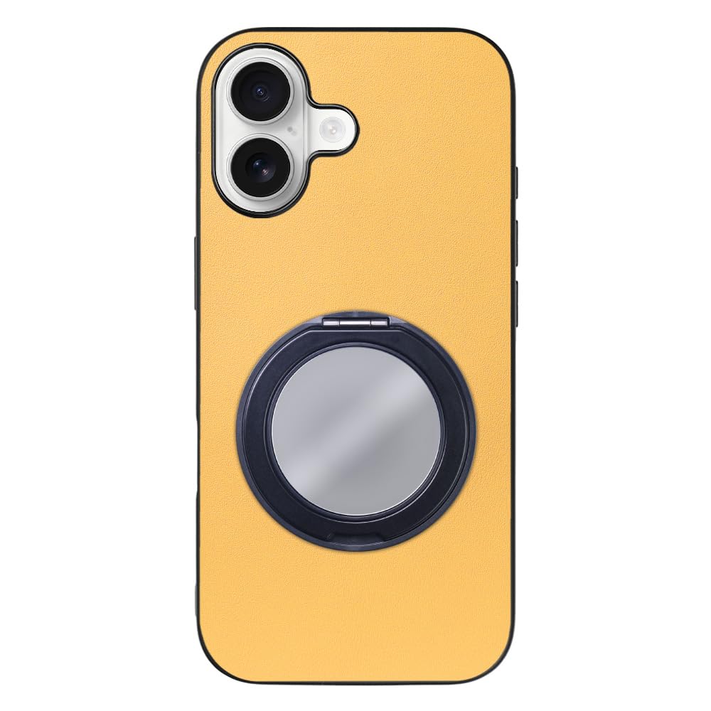 Amazon.co.jp: LOOF RING-SHELL MIRROR ver. 本革 レザー スマホリング