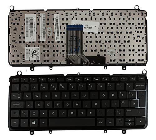 Clavier HP Pavilion 11-E110NR Power4Laptops noir brillant de remplacement