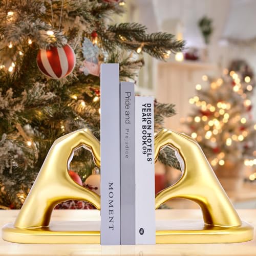 Heart Design Book Ends