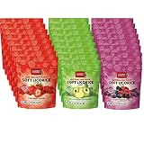 Soft Australian Strawberry Licorice (8) - Granny Smith Apple Licorice (8) - Berry Fusion Licorice (8