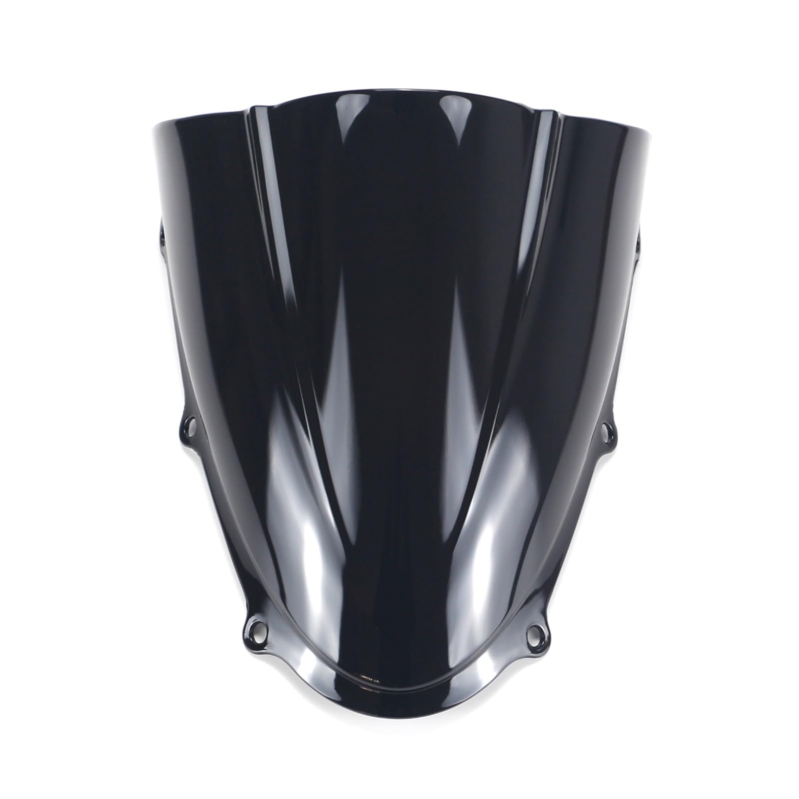 Déflecteur de pare-brise de moto haute résistance double bulle noire GSXR