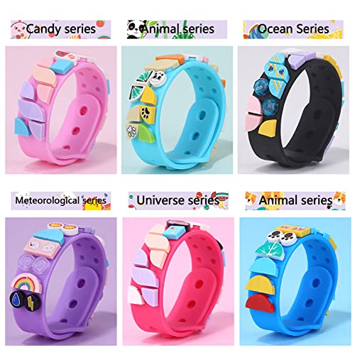 Kinderarmbanden, 6 stuks dots armbanden, vriendschapsbanden, speelgoed, doe-het-zelf creatieve knutselarmbanden, armbanden, armbanden voor kinderen, meisjes, jongens, tieners, verjaardagscadeaus, - Image 3