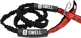 SWELL Wakesurf - Bungee Dock Line 6 Ft. - Adjustable Length Webbing, Shock Absorbing Cord Protection Boat Tie Fender Rope