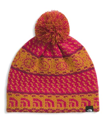 Bonnet ski enfant avec pompon The North Face Cabin, bonnet chaud mixte pour la montagne