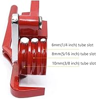 Vista 3 de Dobladora de tubos, 180 grados de 3 ranuras de cobre manual, herramienta de codo de flexión manual multifunción, aleación de aluminio