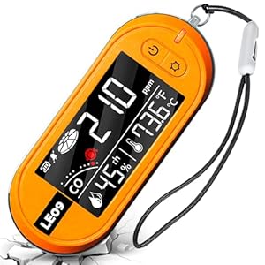 Lsenlty LE09 Tragbarer CO-Detektor 3-in-1