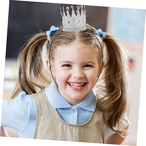 VALICLUD 2 Peças Coroa Bandana Brinquedo Princesa Cosplay Coroa Chapéu De Aniversário Coroas De Aniv