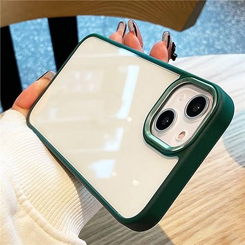 Coque antichoc iPhone 12 silicone vert alpin pour le quotidien