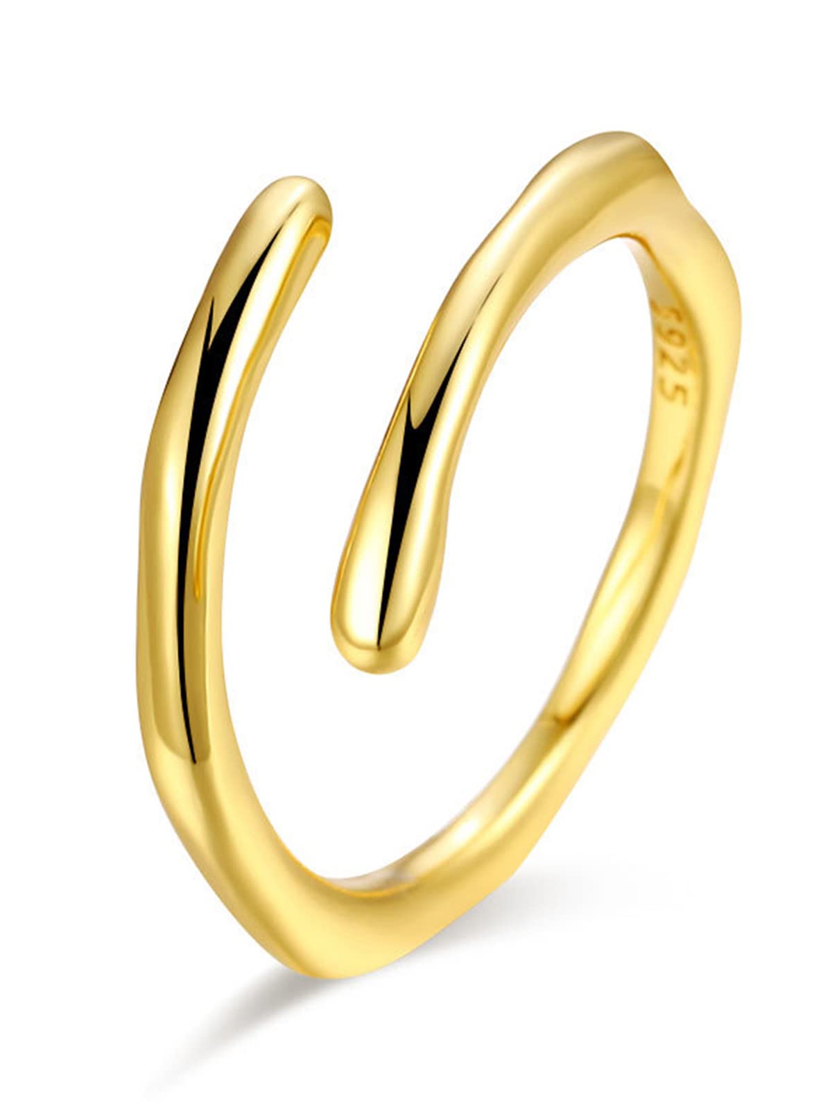 Scintillare By Sukkhi Delicate Gold-Plated Adjustable Finger Ring for Women (B0C5M5QMXB) Amazon Price History, Amazon Price Tracker