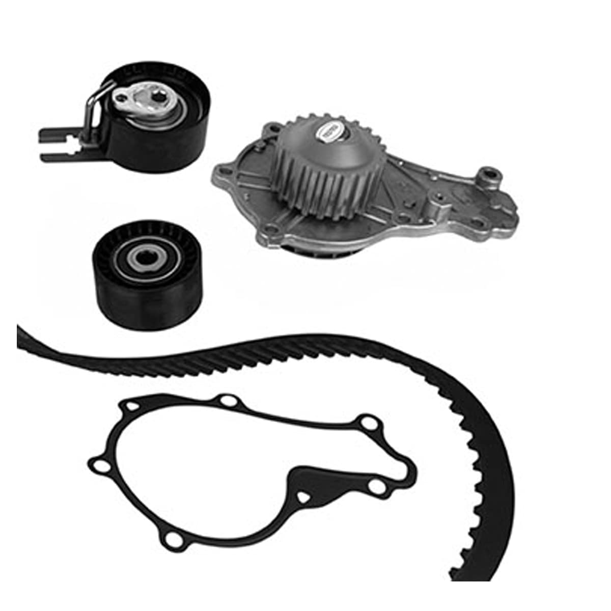 metelligroup 30-0859-1 Kit distribuzione con pompa acqua, composto da galoppino, Cinghia di distribuzione e tenditore, Pezzo di Ricambio per Auto, Ricambio automobile