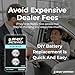 Key Fob Replacement Batteries for Audi (Q5 Q3 Q7 A3 A4 A5 A6 A7 A8 Q4 Q6 Q8 R8 RS RS3 RS4 RS5 RS6 RS7 S3 S4 S5 S6 S7 S8 SQ5 SQ7 SQ8 TT Sportback Allroad Quattro) Key Fob Battery
