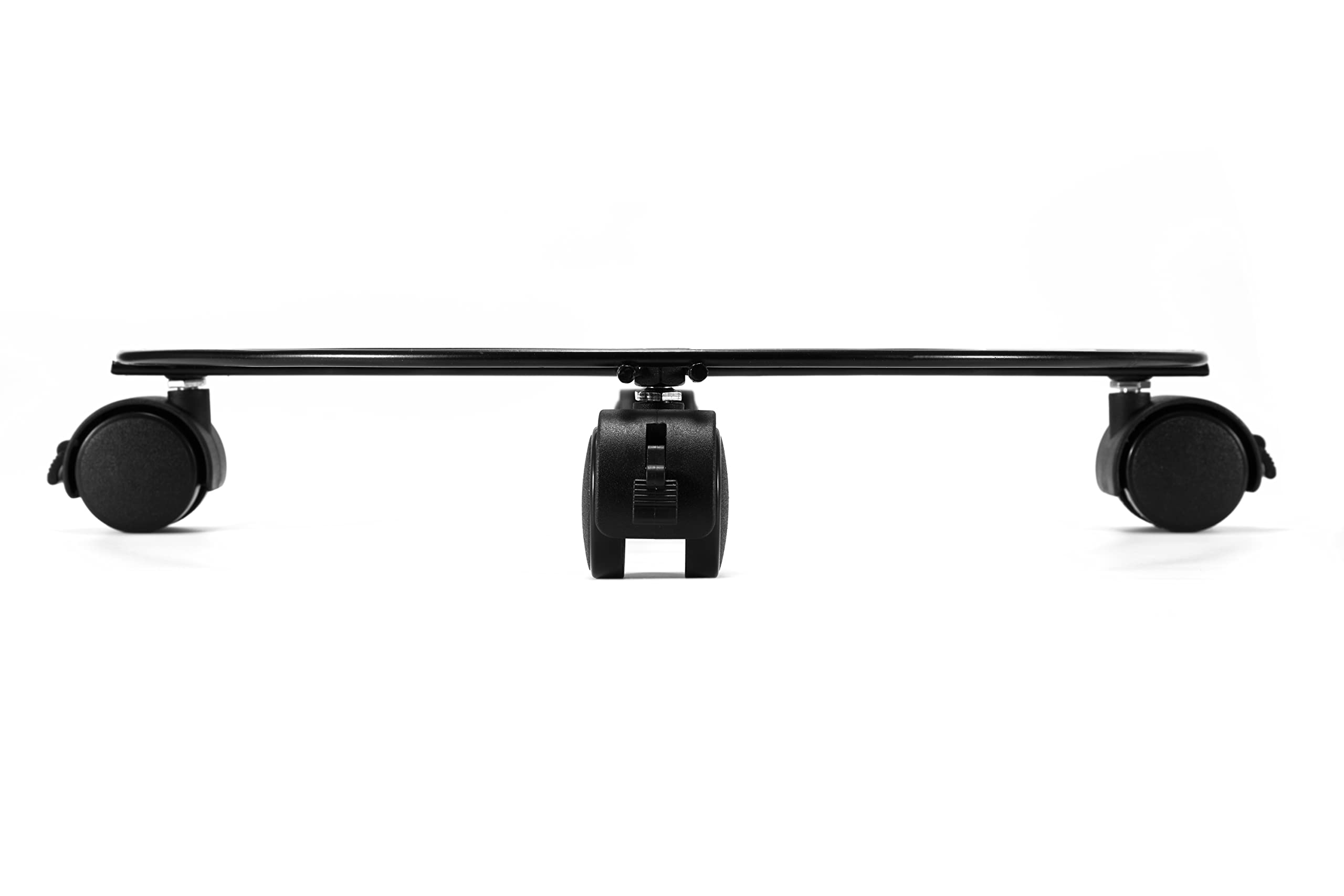 Pflanzentrolleys mit Rädern, robuster Topf, rund, 40,6 cm, Bremse, Transportwagen, Gartenplatte, Metallständer, schwarz, große Größe (Durchmesser: 40 cm mit 4 Bremsen)