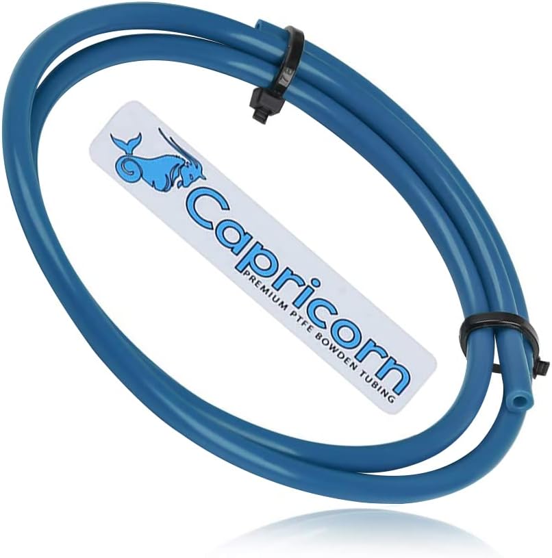 Creality Official Capricorn Tube Capricorn XS Bowden PTFE Tube 1M for 1.75mm Filament for Ender 3 Series/Ender 5 Series/CR 10 Series with Imported PTFE Resin, High Temperature Resistant, Non-Toxic