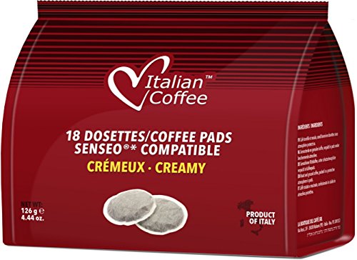 Italian Coffee Pads Compatible With Senseo Machines (3 Flavors Mix, 54 Pads) #TOP4