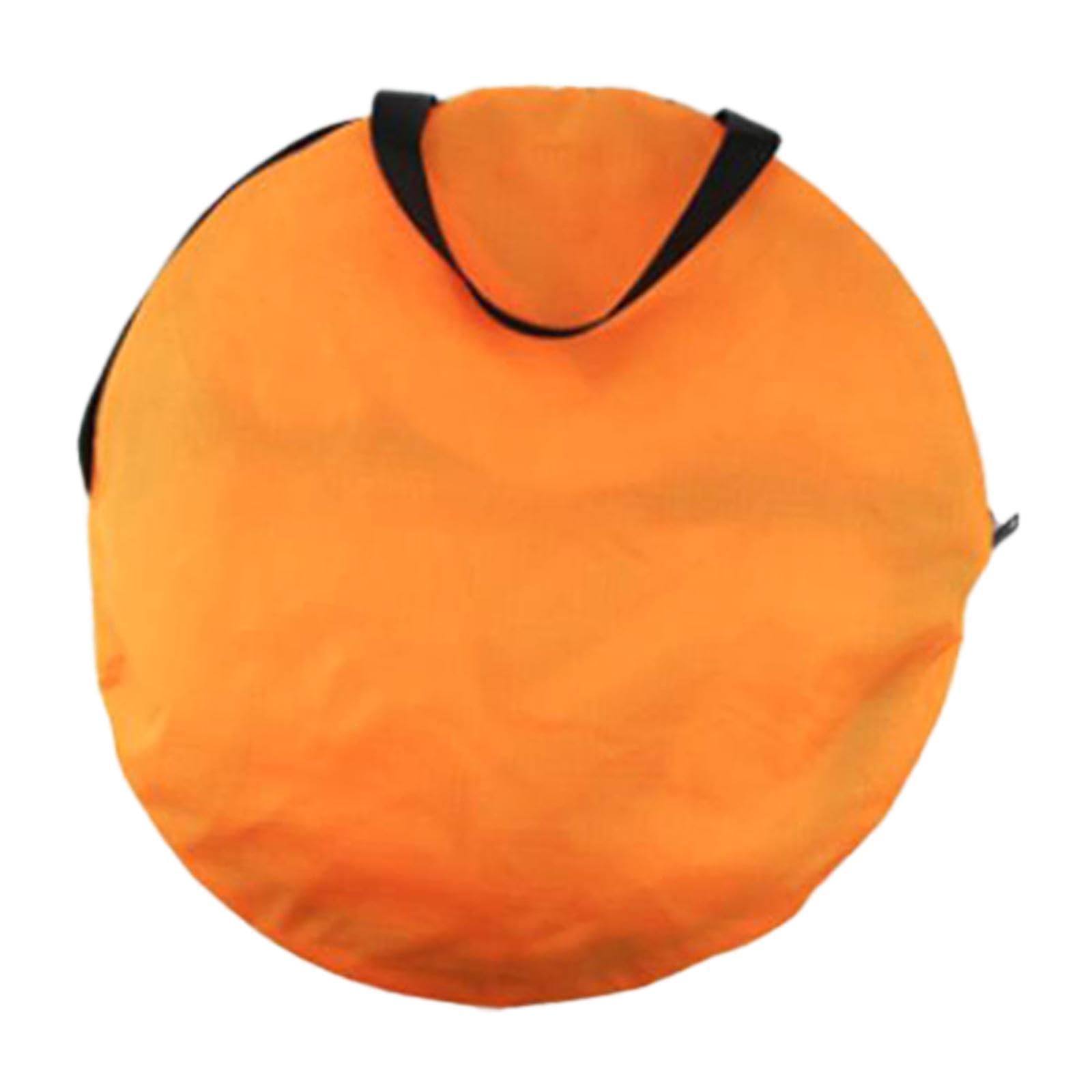 Yiju Wind Sail Kayak Wind Paddle 42 inch Yacht Outdoor Canoe Folding Practical Surfboard Easy Setup Paddle Board Sail Clear Window, Orange