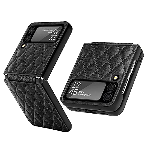 Coque Samsung Z Flip 4 cuir magnétique pour protéger l'écran pliable des chutes