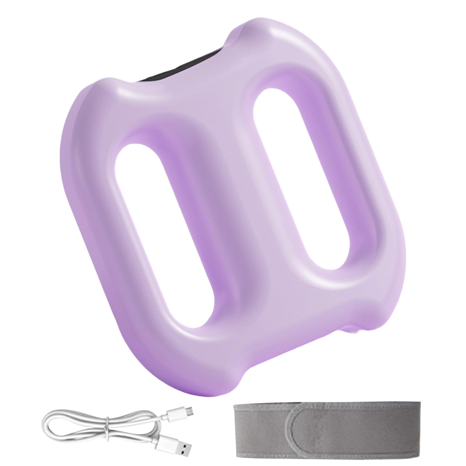 Massage Ring, Fascia Roller, 5 Speed Deep Tissue Release Tool with Cordless Design and Belt, Muscle Relaxation Massager 5.51x5.31x1.57 Inches for Legs Thighs Belly, Runners Athletes Gym Recovery