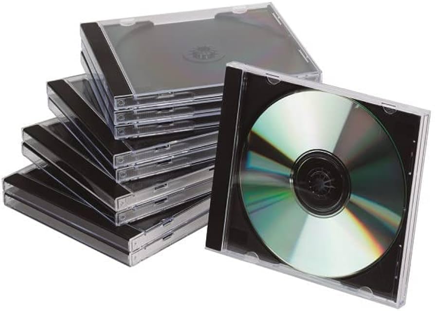 CD/DVD Jewel case Black Tray 10.4mm Pack of 10 - Image 3