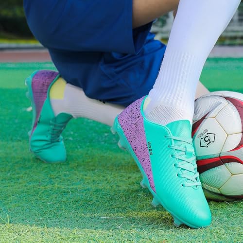 Image of Mens Soccer Cleats Womens Indoor Soccer Shoes Wide Baseball Turf Shoes Adult Youth Rugby Shoes Big Boys Small Spikes AG TF Football Boots