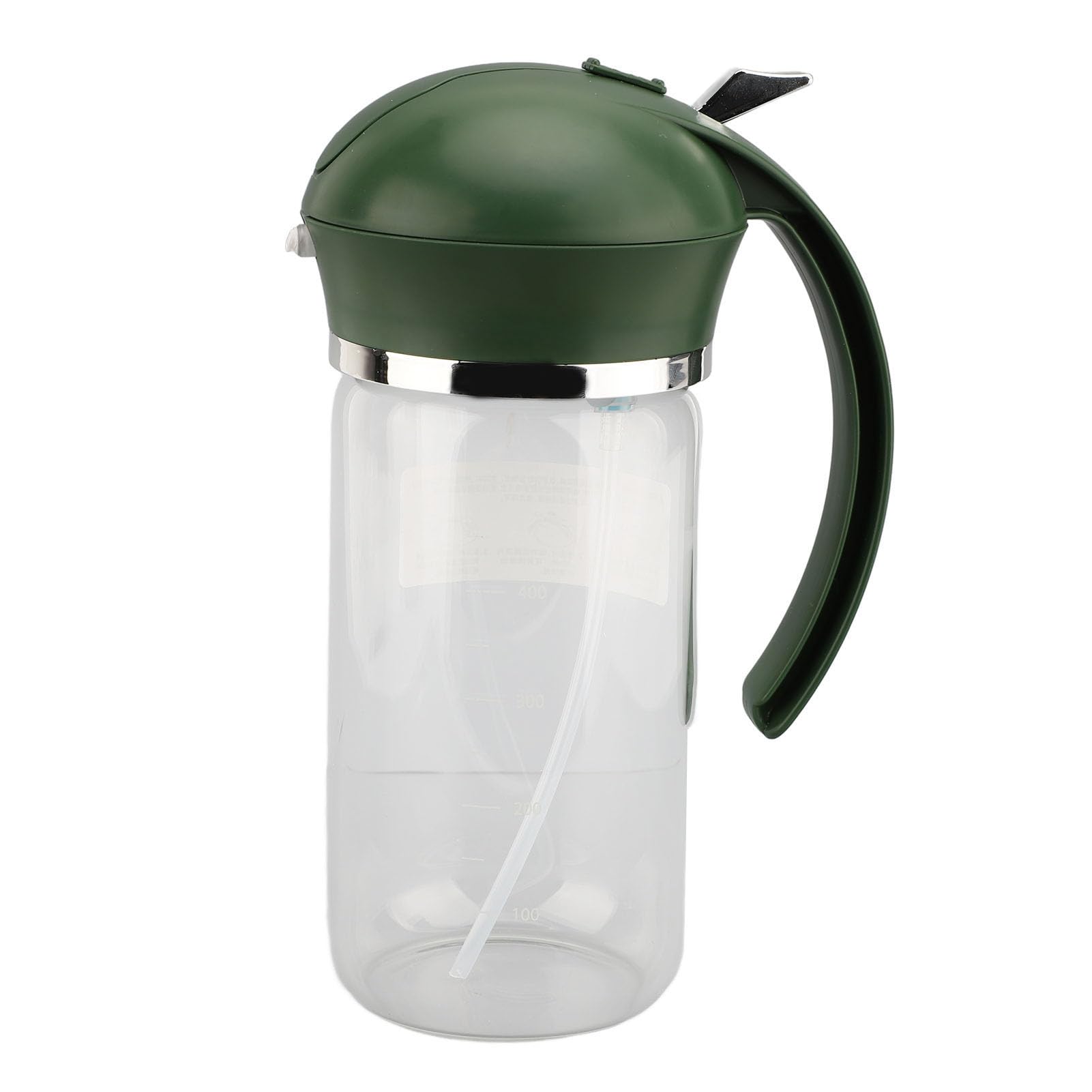 Jwthee Oil Dispenser for Kitchen, Olive Oil Sprayer for Cooking 550ml, 2 in 1 Oil Spray Bottle Reusable and Portable for Home Kitchen Barbecue Cooking (Green)