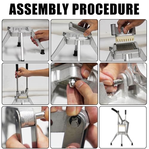 Cortadora manual vertical ergonómica para papas y verduras miniatura 6