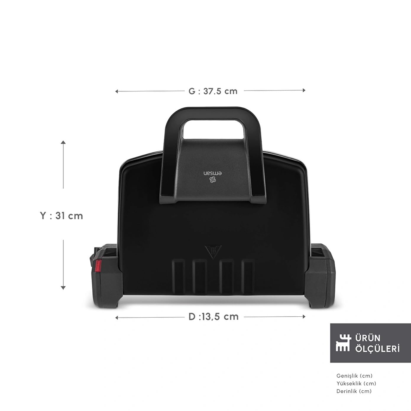 Emsan Future Essential Izga, Matte Black