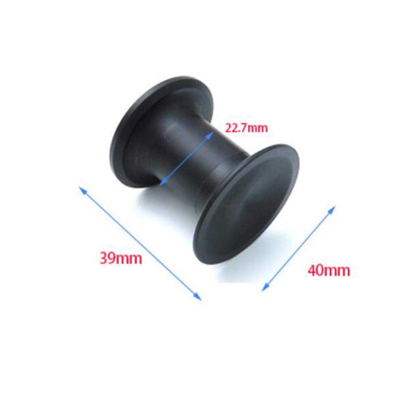 kowaku Scuba Diving Reel, Diving Spool with Double Ended Bolt Snap Clip, Compact Scuba Spool Finger Reel for Underwater Freediving, Black