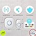 SadoTech Wireless Doorbells for Home, Apartments, Businesses, Classrooms, etc. - 1 Door Bell Ringer & 2 Plug-In Chime Receiver, Battery Operated, Easy-to-Use, Wireless Doorbell w/LED Flash, White