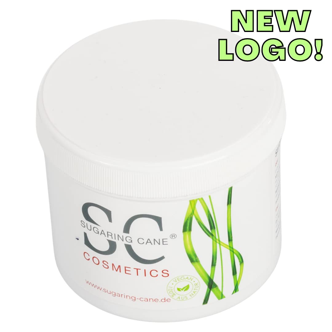 Sugaring Zuckerpaste + 100x Enthaarungsstreifen | 100% Vegan Natur | schmerzarme Haarentfernung | 1 Dose Zuckerwachs | seidig glatte Haut bis zu 4 Wochen | für Männer und Frauen | 500g (Extra Soft)