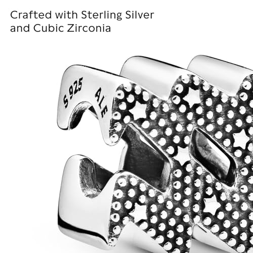 PANDORA Sparkling Aquarius Zodiac Charm - Compatible with PANDORA Moments - Jewelry for Women - Gift for Her - Made with Sterling Silver & Cubic Zirconia - With Gift Box4
