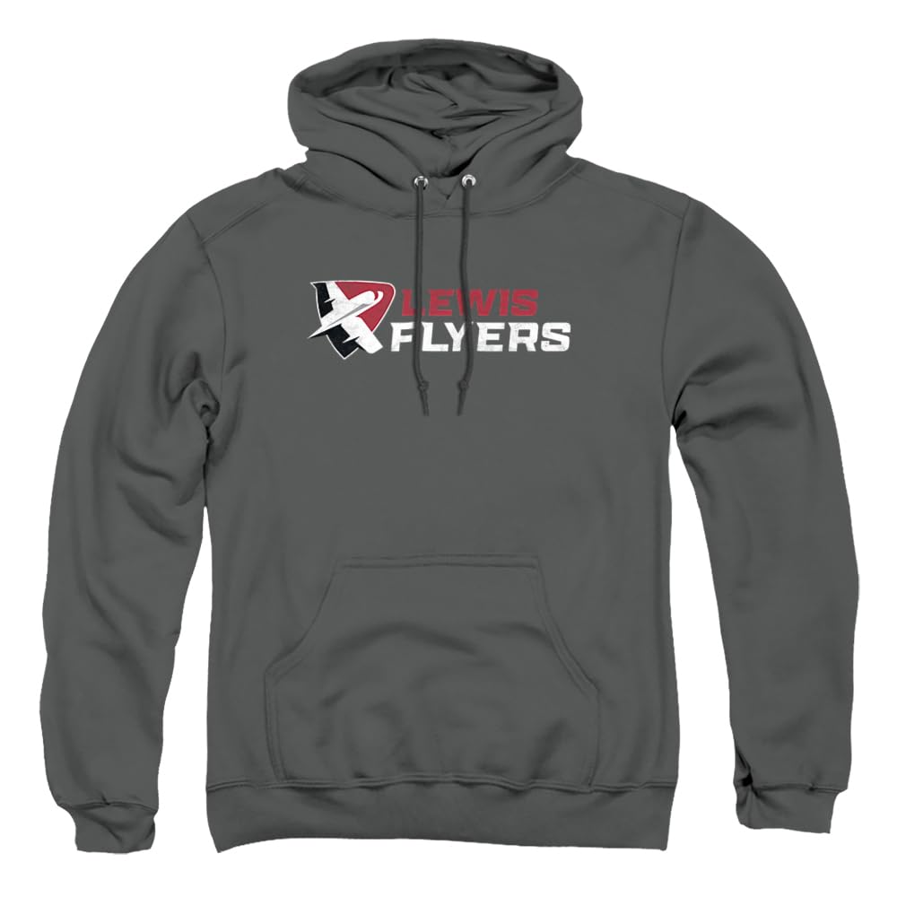 LOGOVISION Official Collegiate Distressed Primary Logo Adult Pullover Hoodie Collection — view 283