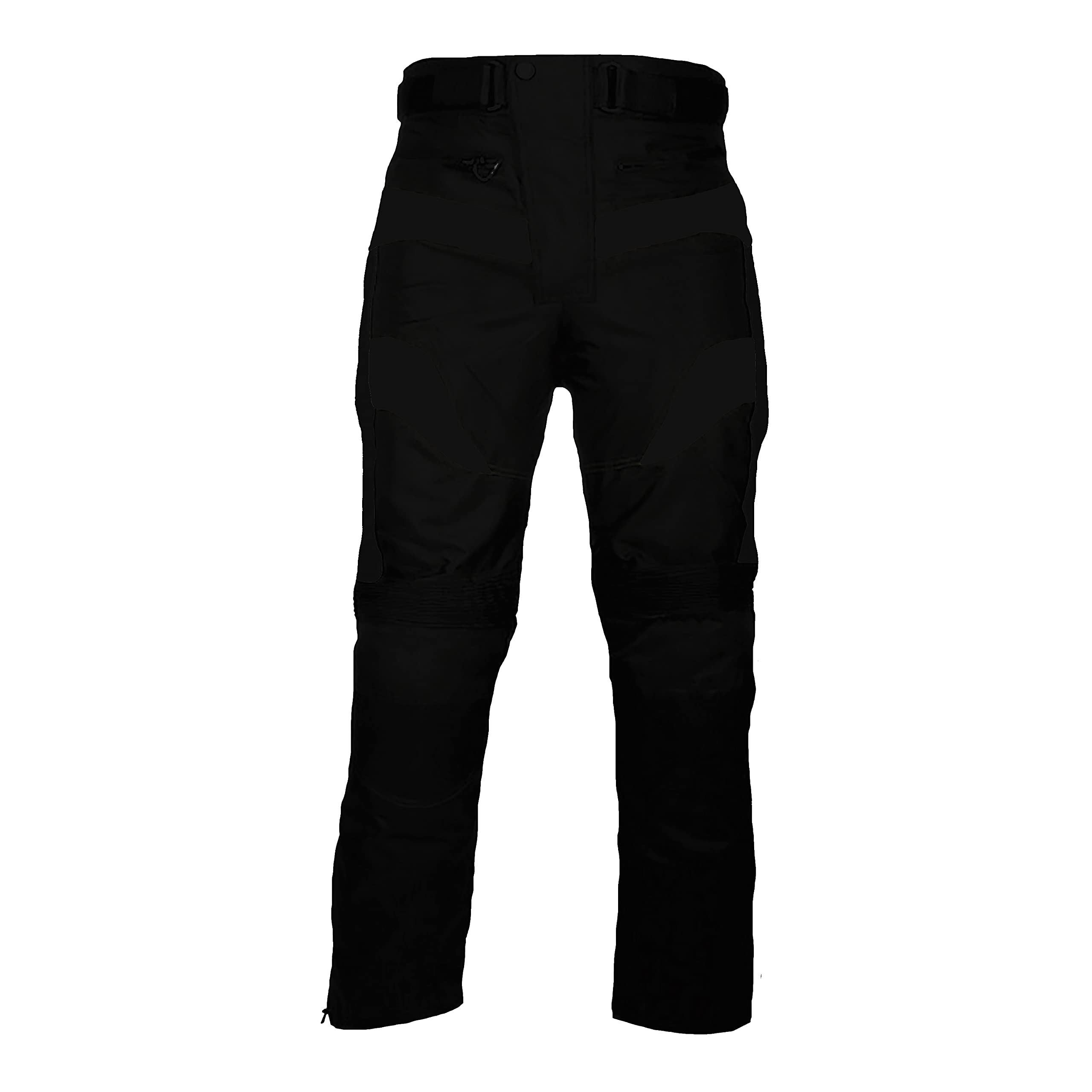 WinNet Pantalone Tecnico da Moto in Cordura con Protezioni Omologate