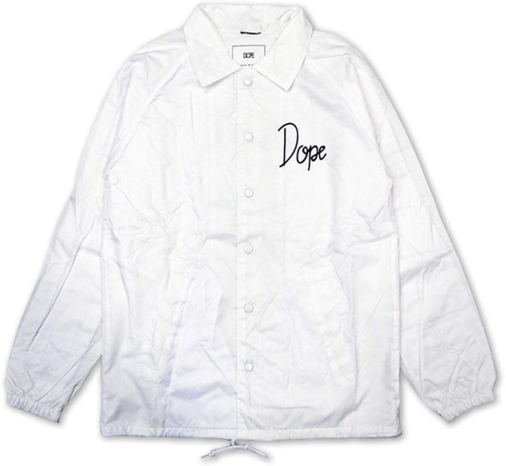 Dope Couture Worldwide Tour Coaches Jacket White