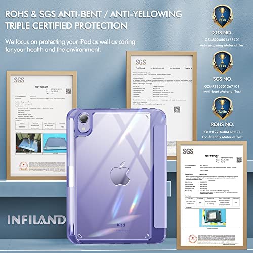 INFILAND New Hybrid iPad Mini 6 case (8.3 inch, 2021) - Image 2