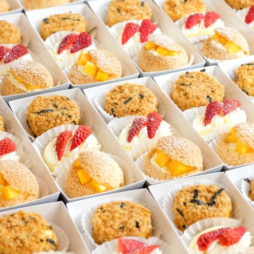 Zorrita ZO004 50 Pack Paper Charcuterie Boxes With Clear Lids, Disposable Strawberry Boxes Rectangle To Go Bakery Containers thumb #6