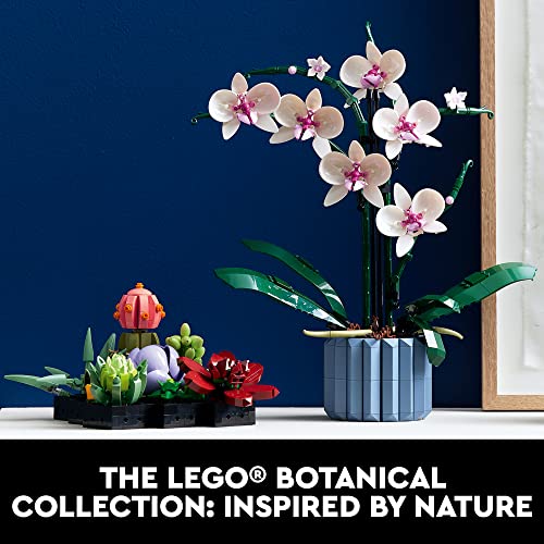 LEGO 10311 Orchidee, Pflanzendekor-Bauset für Erwachsene, baue ein Orchideen-Schaustück für zu Hause oder im Büro, 608… – Bild 7