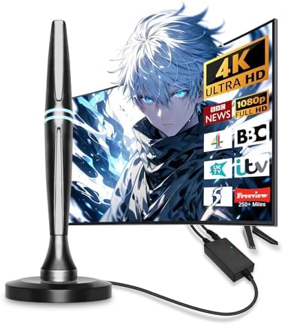 2025 Wavemax HD TV Antenna - 290 Mile Long Range Indoor/Outdoor Digital Antenna For 4K & Local Channels (3 Pack)