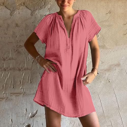 Vestido casual de mujer holgado que disimula y aporta frescura 3