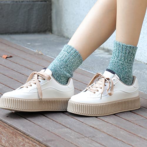 Clothclose 5 Pairs Wool Socks - Winter Warm Wool Socks For Women/Men, Super Soft Crew Socks Boot Socks For Women, Thick Knit Cabin Cozy Wool Socks Gifts For Women #TOP6