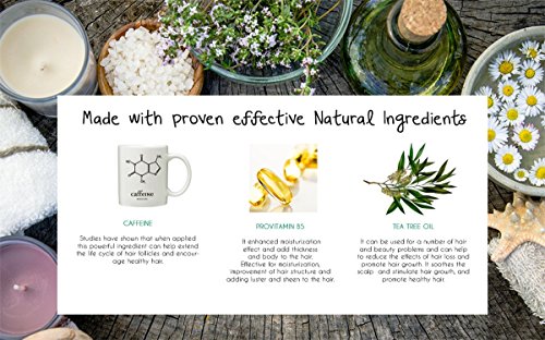 Nature Skin Shop Caffeine And Tea Tree Oil Shampoo Bar And Stimulating Conditioner #TOP1